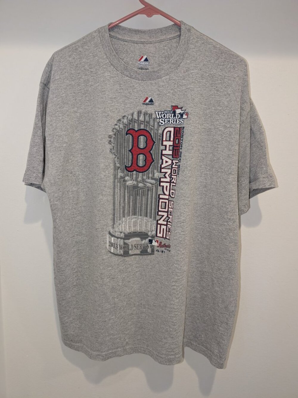 *NWOT* 2013 Boston Red Sox World Series Champions Red T-Shirt Men, Size XL